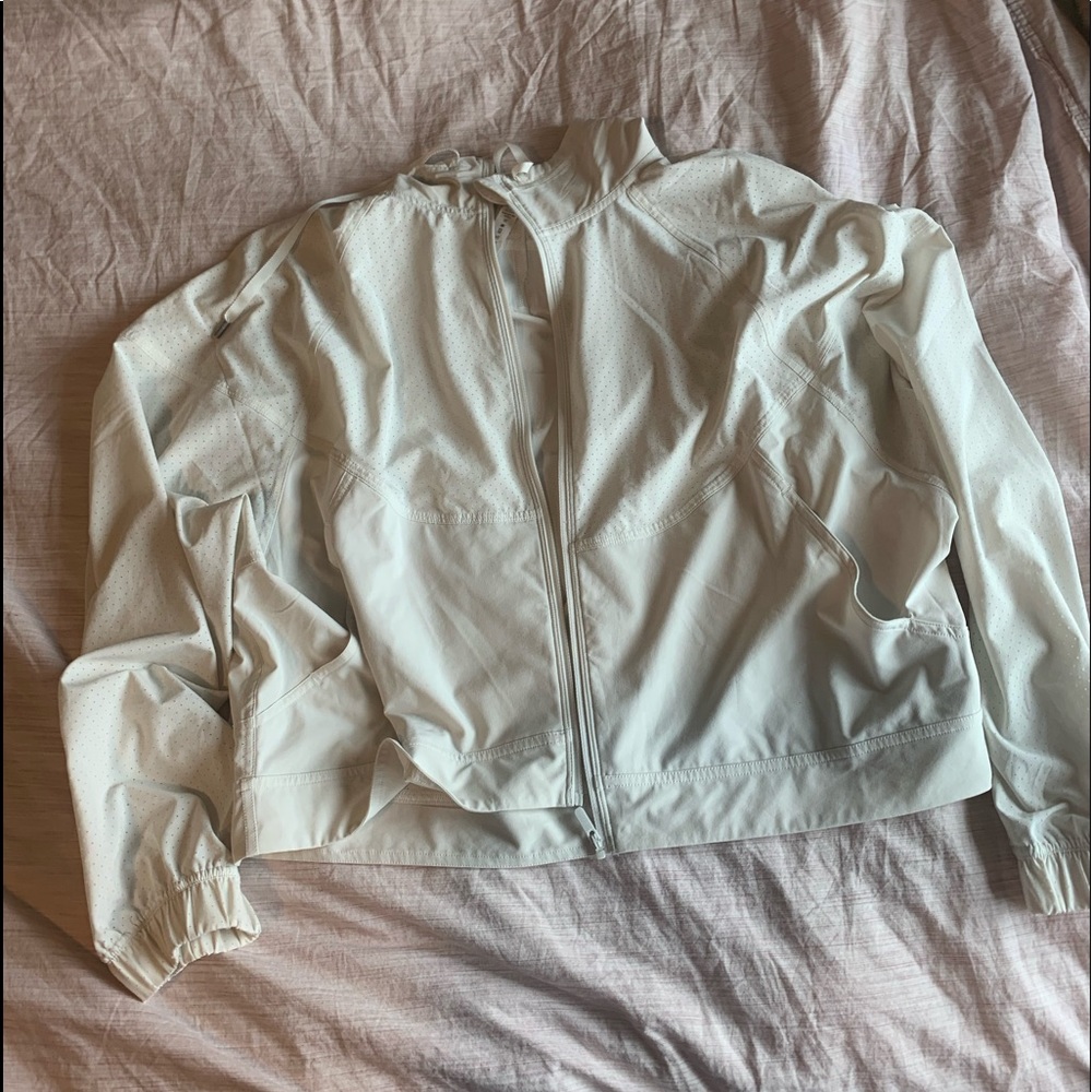 cropped zip up jacket